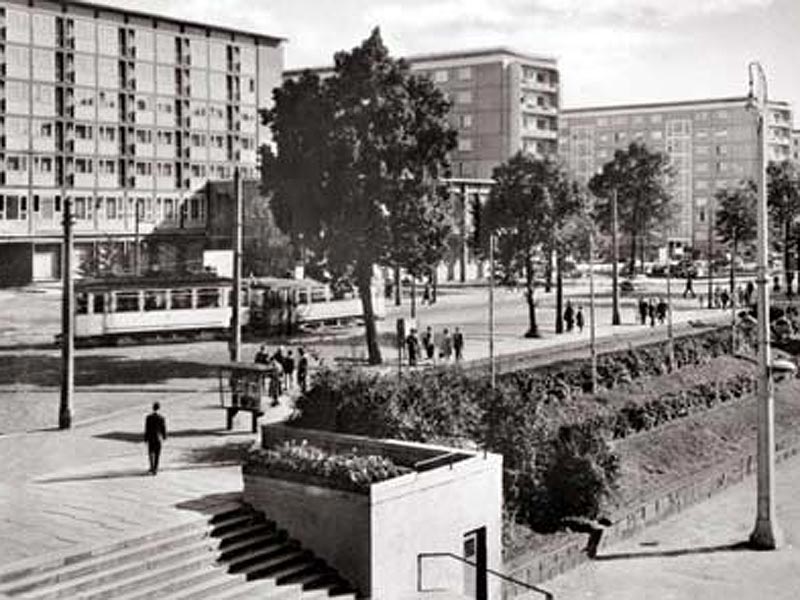 Theaterplatz Chemnitz um 1960